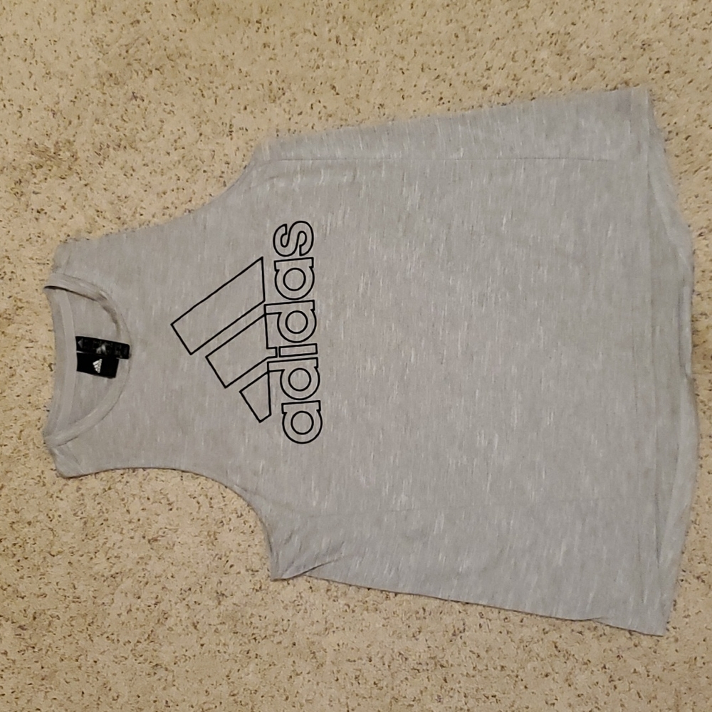 Adidas grey Womens medium tank top NWOT